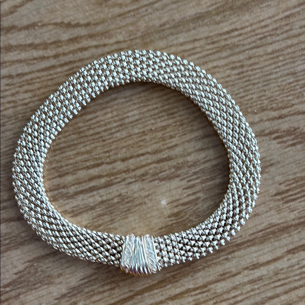 Elegant Silver Mesh Bracelet